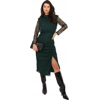 Dámské šaty Šaty Dámská krajková Elegantní Midi Přiléhavá