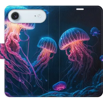 Pouzdro na mobilní telefon Flipové pouzdro iSaprio - Jellyfish - iPhone 17 Air