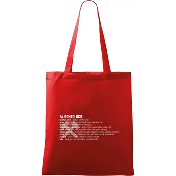 FAJRONTOLOGIE - Taška bavlněná - 42 x 38 cm ( Červená )