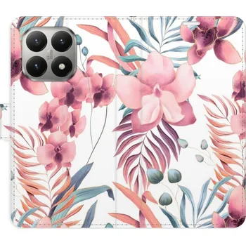 Pouzdro na mobilní telefon Flipové pouzdro iSaprio - Pink Flowers 02 - Xiaomi 15T