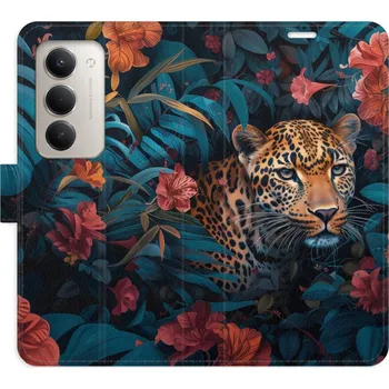 Pouzdro na mobilní telefon Flipové pouzdro iSaprio - Flower Jaguar 02 - Xiaomi Redmi 15 5G