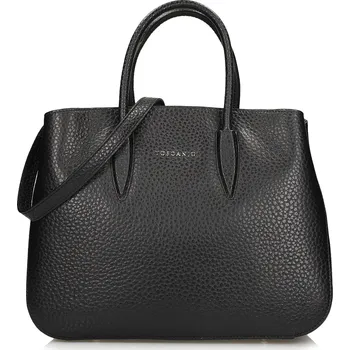 Kabelka Toscanio kabelka z pravé kůže černá