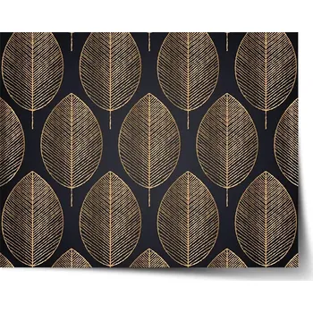 Plakát Sablio Plakát Zlaté listy - 60x40 cm