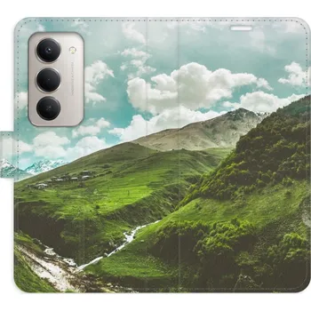 Pouzdro na mobilní telefon Flipové pouzdro iSaprio - Mountain Valley - Xiaomi Redmi 15 5G