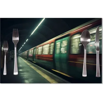 prostírání Sablio Prostírání Metro v tmavé stanici: 40x30cm