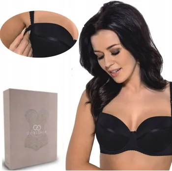 Podprsenka Kojící na kojení Gorsenia MK01 Ana 90D černá