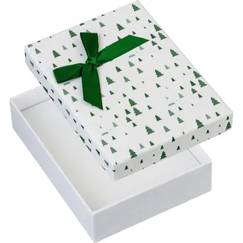 Obraz Krabička na vánoční stromky na šperky Ozdobné balení Dárek Vánoce