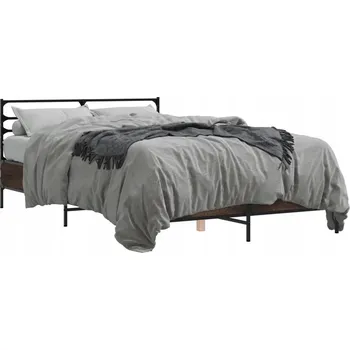 Postel Jednolůžková dřevěná postel VidaXL 90x220 cm, vícebarevná