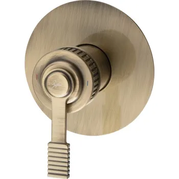 Vodovodní baterie Sapho VERSI podomítková sprchová baterie, 1 výstup, bronz - RV041/18