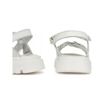 Dětská móda Primigi dětské sandály z přírodní kůže bílé, velikost 34