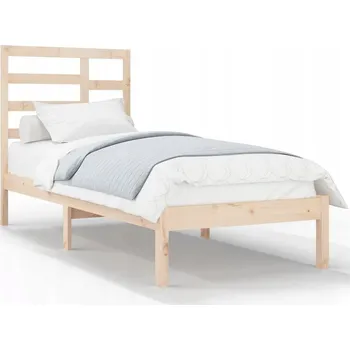 Postel Rám postele masivní dřevo 90 x 190 cm Single