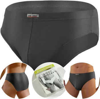 Pánské spodní prádlo Sesto Senso Slipy šedé, velikost L