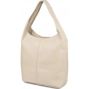 Kabelka Beltimore kabelka z pravé kůže béžová