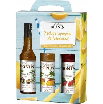 Sirup Sirup Monin pro přípravu limonády maxi 3x250ml: mango, maracuja, meloun