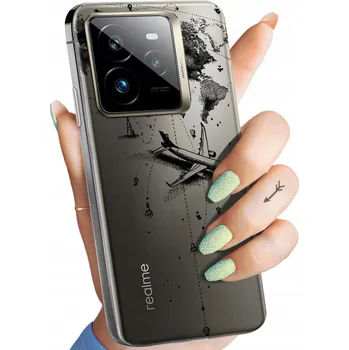 Pouzdro na mobilní telefon Zadní Kryt Hello Case pro realme GT 7 Pro, černý