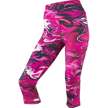 Dámské legíny CRIVIT Dámské funkční capri legíny (vzorovaná, L(44/46))