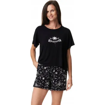 Dámské pyžamo Pyžamo KEY LNS-988 A23 M (38) černé