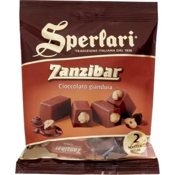 Čokoláda Sperlari Zanzibar klasické čokoládové bonbony 117 g