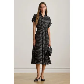 Dámské šaty Šaty Lauren Ralph Lauren 200P03557 námořnická modř 59X, vel. 36