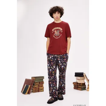 Dámské noční prádlo Bavlněné pyžamo Medicine RW25-PJMB01 burgundské 83A, vel. M