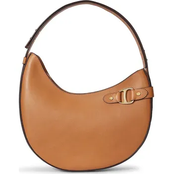 Kožená kabelka Lauren Ralph Lauren 431980156 hnědá 88A, vel. ONE SIZE