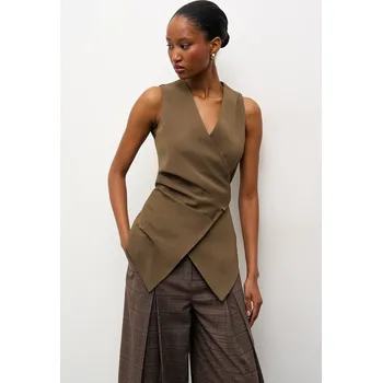 Dámská vesta Vesta Answear.LAB 120684.tok zelená 91X, vel. M