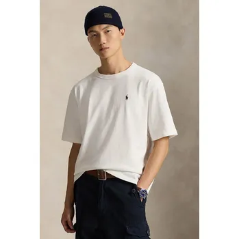 Pánské tričko Bavlněné tričko Polo Ralph Lauren Tee 710964716 béžová 01X, vel. S