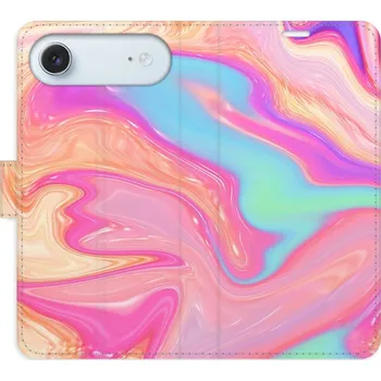 Pouzdro na mobilní telefon Flipové pouzdro iSaprio - Abstract Paint 07 - iPhone 17 Air