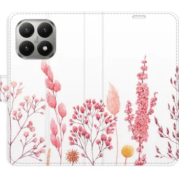 Pouzdro na mobilní telefon Flipové pouzdro iSaprio - Pink Flowers 03 - Xiaomi 15T