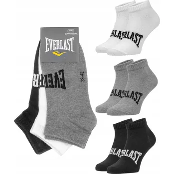 Pánské ponožky Ponožky Everlast QUARTER vícebarevné velikost 35-38