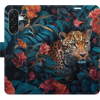 Pouzdro na mobilní telefon Flipové pouzdro iSaprio - Flower Jaguar 02 - Samsung Galaxy A17 / A17 5G