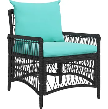 Zahradní křeslo Černá 60 x 70 x 78cm polyratan IM_42006225