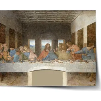 Plakát Sablio Plakát Poslední večeře - Leonardo da Vinci - 60x40 cm