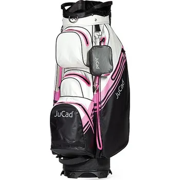 Golfový bag JuCad JuCad Bag Aquastop Plus Facelift BLACK/GREY/PINK