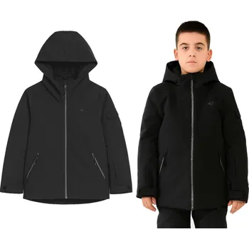 Zimní bunda pro děti 4F lyžařská snowboardová M0839 černá 158.