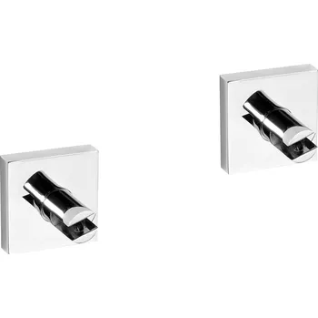 Sapho X-SQUARE držáky skleněné poličky 8mm, chrom - XQ009