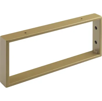 Nábytek Sapho Podpěrná konzole 350x150x40mm, lakovaná ocel, zlato mat, 1 ks - 30366