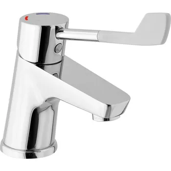 Vodovodní baterie Sapho LEA stojánková umyvadlová baterie, lékařská páka, chrom - LE002