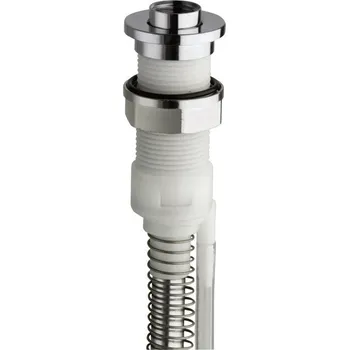 Sprchová hadice Silfra FOLLOW ME sprchová průchodka s odvodněním na okraj vany vč. hadice a drenážního kusu, kulatá, chrom - PD467