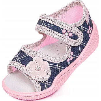 Dívčí sandály VIGGAMI PAPUČE DÍVČÍ BOTY SANDÁLY MARYLKA 24