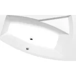 Polysan EVIA R asymetrická vana 160x100x47cm, bílá - 12611