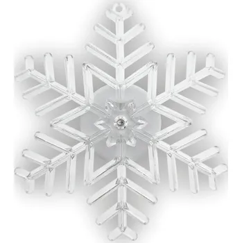 Vánoce Trixline TR-201V dekorativní LED vločka s přísavkou 13,5 x 3,5 x 16 cm