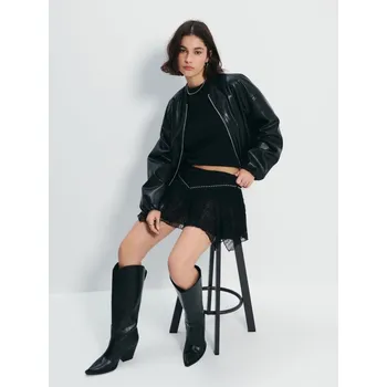 Dámská obuv Kozačky na podpatku - 40 - House - černá - 453HB-99X