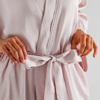 Dámský župan LAYOS ŽUPAN dámský Z LYOCELLU světle růžový krátký L/XL home&you