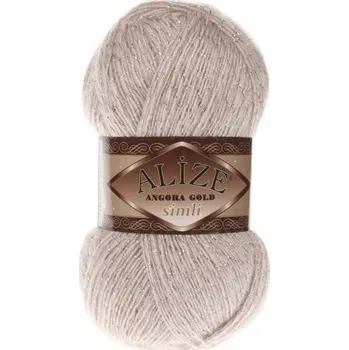 Příze Příze Alize Angora Gold Simli, 100 g - 506