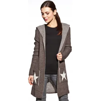 Dámský svetr COSMO dámský svetr vícebarevný volný do půlky stehen univerzální velikost