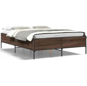 Postel Jednolůžková dřevěná postel VidaXL 90x220 cm, vícebarevná