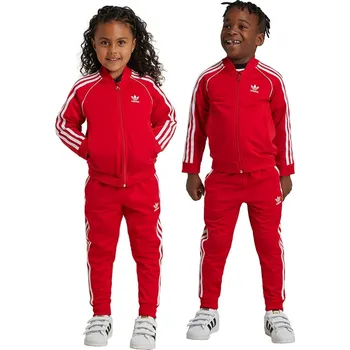 Dětská tepláková souprava adidas Originals SST TRACKSUIT IX7625 červená 33X, vel. 116