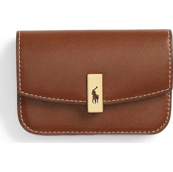 Peněženka Kožená peněženka Polo Ralph Lauren 427P04990 hnědá 88X, vel. ONE SIZE