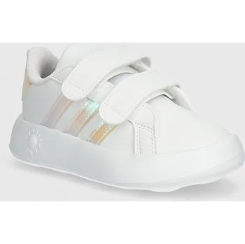 Chlapecké tenisky Dětské sneakers boty adidas GRAND COURT 2.0 CF ID5265 bílá 00X, EUR 21